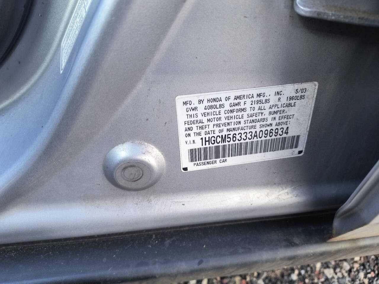 Used 2003 Honda Accord LX image 41