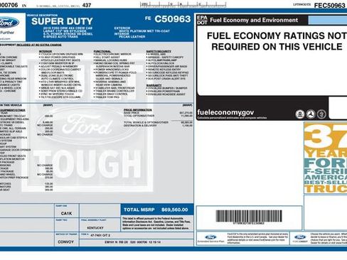 Used 2015 Ford F350 Platinum image 5