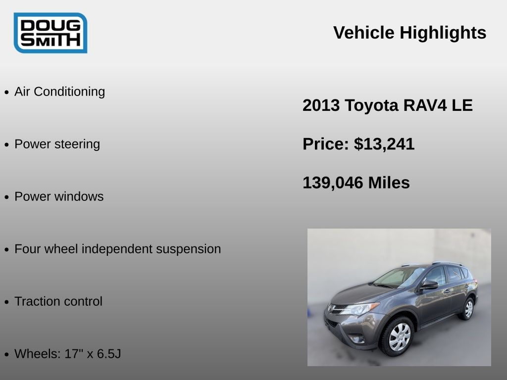 Used 2013 Toyota RAV4 LE AWD/4WD image 4