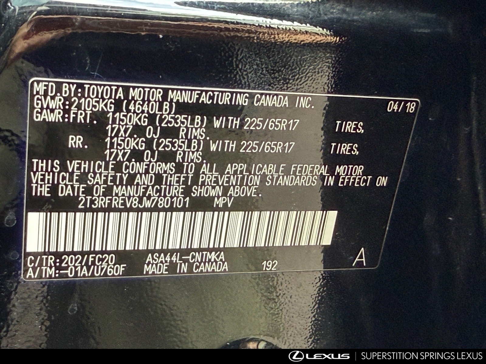 Used 2018 Toyota RAV4 XLE AWD/4WD image 14