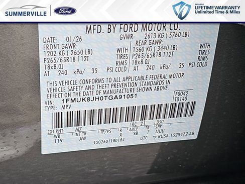 New 2026 Ford Explorer Tremor image 38