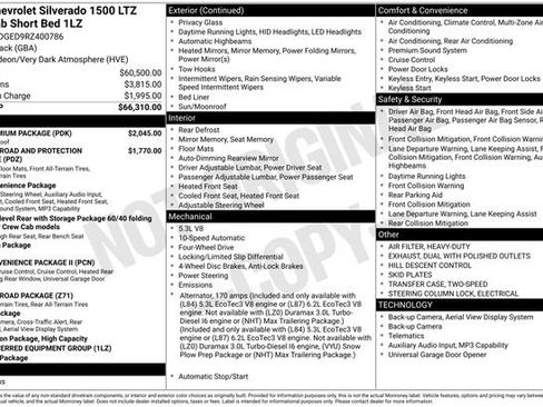 Used 2024 Chevrolet Silverado 1500 LTZ w/ LTZ Premium Package AWD/4WD image 15