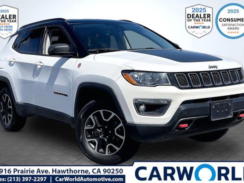 Used 2021 Jeep Compass Trailhawk AWD/4WD image 1