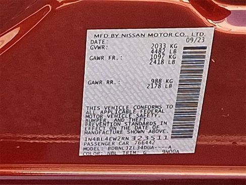 Certified 2024 Nissan Altima 2.5 SL image 27