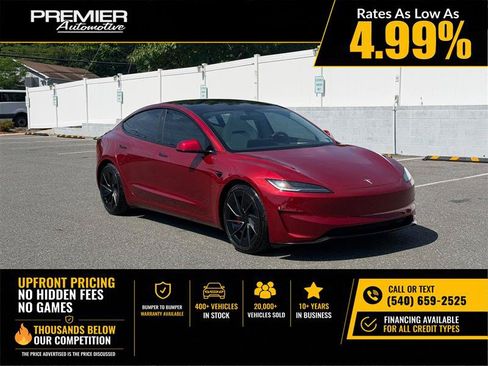 Used 2024 Tesla Model 3 Performance AWD/4WD image 1