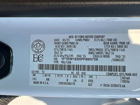 Used 2023 Ford F150 Tremor w/ Equipment Group 402A High image 37