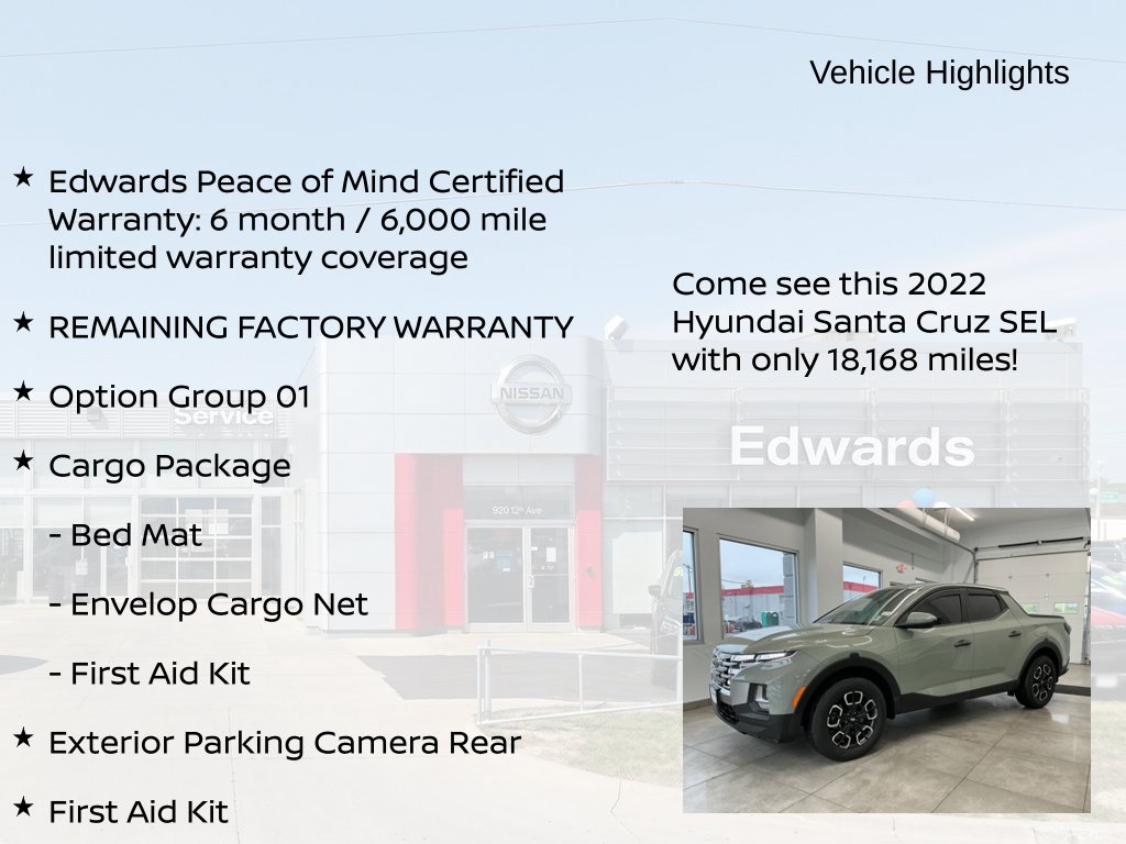 Used 2022 Hyundai Santa Cruz SEL w/ Cargo Package AWD/4WD image 11