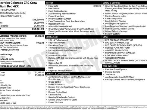 Used 2023 Chevrolet Colorado ZR2 w/ ZR2 Convenience Package III image 2