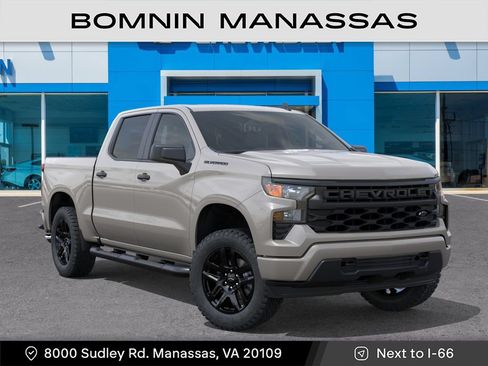 New 2026 Chevrolet Silverado 1500 Custom w/ Turbomax Blackout Package AWD/4WD image 8