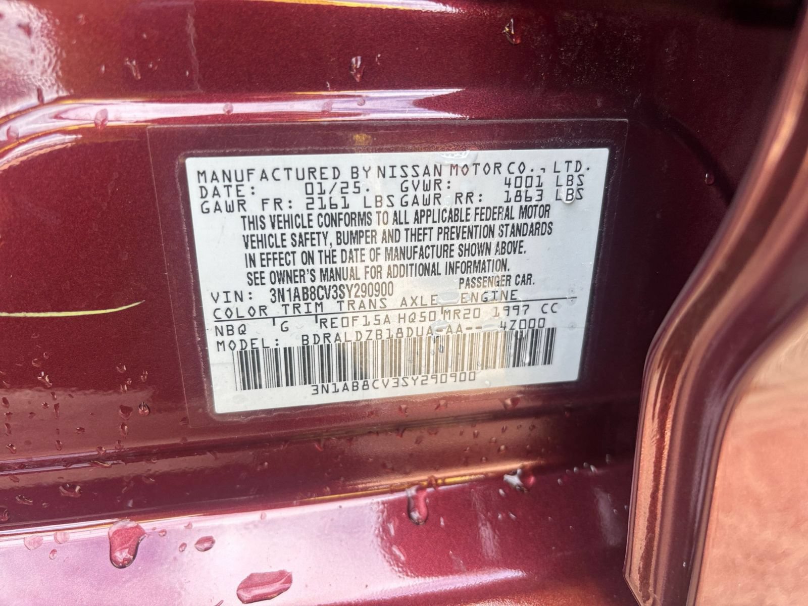 Used 2025 Nissan Sentra SV FWD image 26