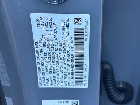 Certified 2025 Honda CR-V Sport Touring image 29