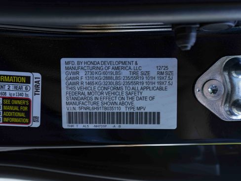 Used 2026 Honda Odyssey Elite image 50