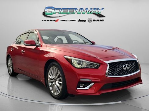 Used 2021 INFINITI Q50 Luxe w/ Seat & Sound Package image 1