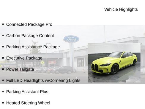 Used 2025 BMW M3 w/ Executive Package RWD image 18