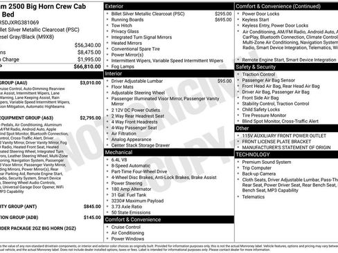 Used 2024 RAM 2500 Big Horn w/ Safety Group AWD/4WD image 3