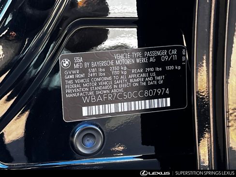 Used 2012 BMW 535i Sedan image 14