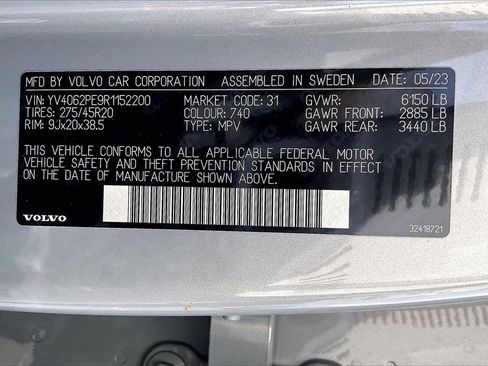 Used 2024 Volvo XC90 B6 Plus w/ Protection Package Premier image 32