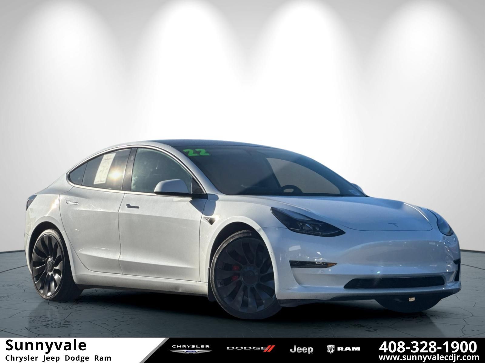 Used 2022 Tesla Model 3 Performance AWD/4WD image 1