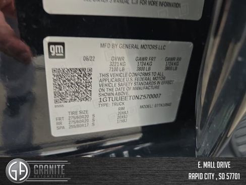 Used 2022 GMC Sierra 1500 AT4 w/ AT4 Preferred Package image 30