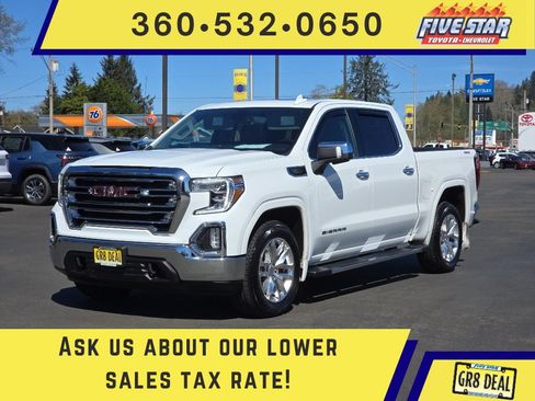 Used 2021 GMC Sierra 1500 SLT w/ SLT Premium Package AWD/4WD image 1