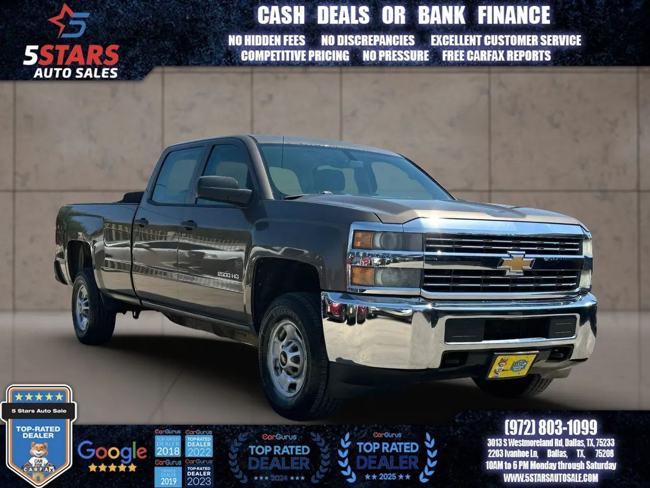 Used 2015 Chevrolet Silverado 2500 W/T AWD/4WD image 1