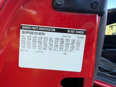 Used 2002 Chevrolet Camaro Z28 w/ SS Performance/Appearance Pkg RWD image 14