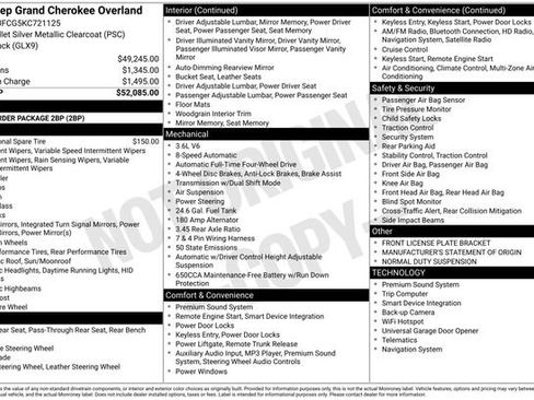 Used 2019 Jeep Grand Cherokee Overland image 19