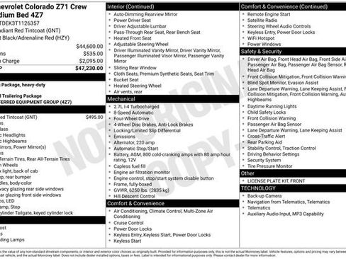 New 2026 Chevrolet Colorado Z71 image 5