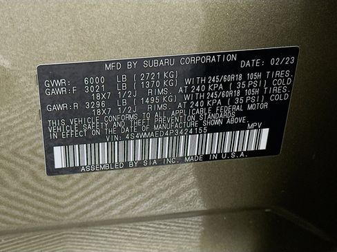 Used 2023 Subaru Ascent Premium w/ Convenience Package image 12