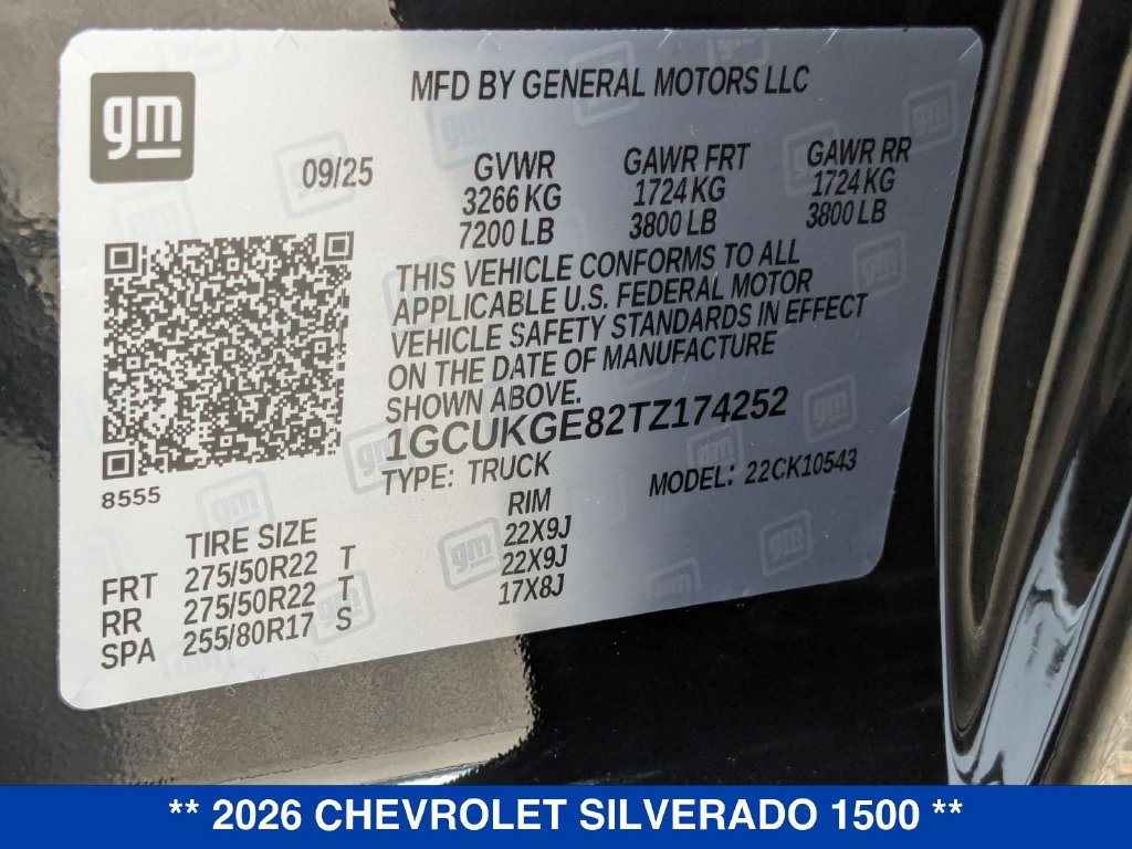 New 2026 Chevrolet Silverado 1500 LTZ w/ LTZ Premium Package AWD/4WD image 38