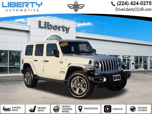 Certified 2022 Jeep Wrangler Unlimited Sahara w/ Cold Weather Group image 1