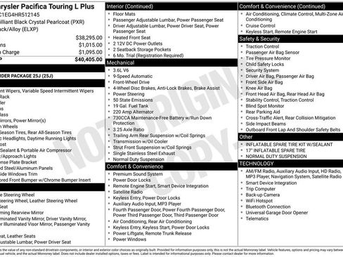 Used 2017 Chrysler Pacifica Touring-L Plus image 13