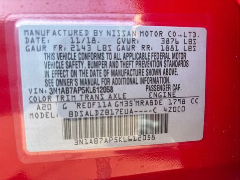 Used 2019 Nissan Sentra SV image 16