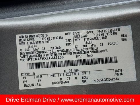 Used 2020 Ford Ranger XLT w/ FX4 Off-Road Package image 31