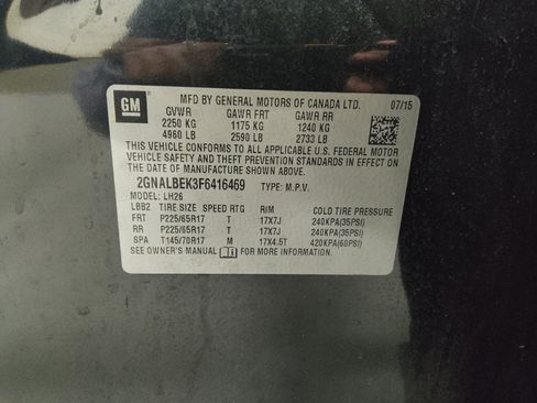 Used 2015 Chevrolet Equinox LT w/ Driver Convenience Package image 33