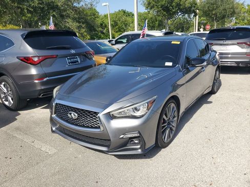 Used 2019 INFINITI Q50 Red Sport 400 w/ Proactive Package RWD image 3