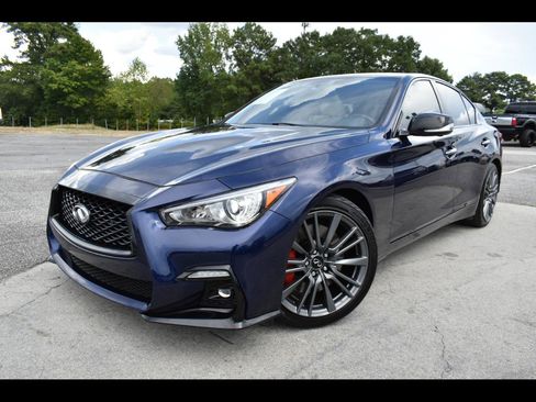 Used 2021 INFINITI Q50 Red Sport 400 w/ Proactive Package RWD image 1