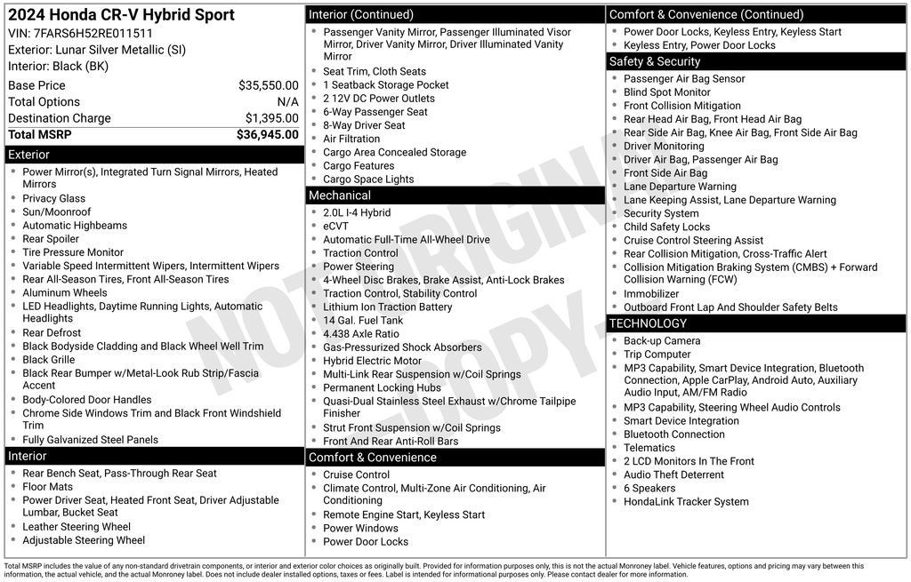 Used 2024 Honda CR-V Sport image 41