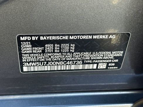 Used 2022 BMW M340i w/ Driving Assistance Package RWD image 34