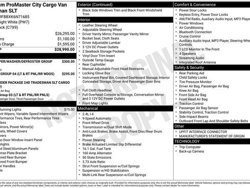 Used 2019 RAM ProMaster City Tradesman SLT image 9