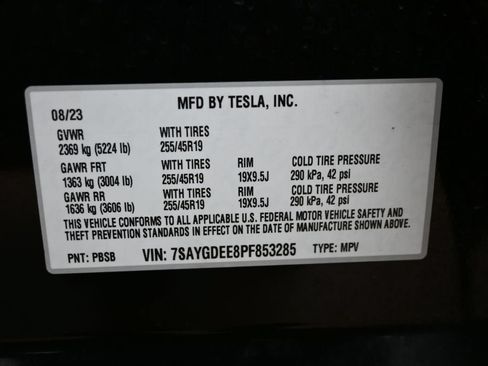 Used 2023 Tesla Model Y Long Range AWD/4WD image 5
