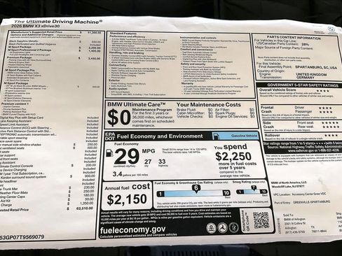 New 2026 BMW X3 xDrive30i w/ Premium Package AWD/4WD image 19