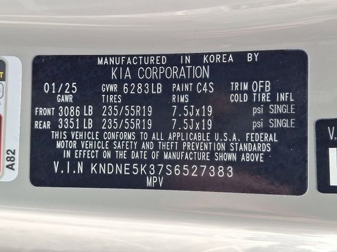 New 2025 Kia Carnival SX Prestige image 25