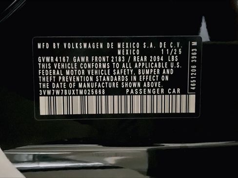 New 2026 Volkswagen Jetta SE image 18