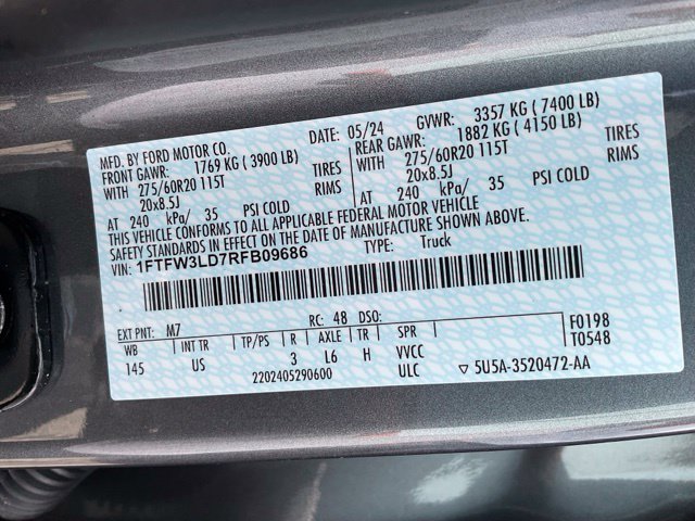 Used 2024 Ford F150 XLT w/ Equipment Group 303A High AWD/4WD image 48