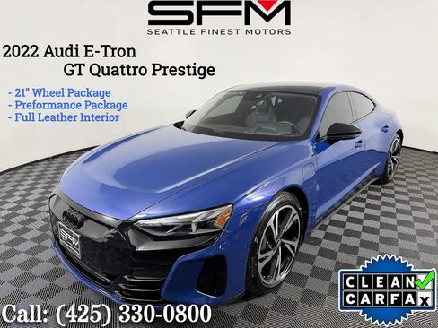 Used 2022 Audi e-tron GT Prestige AWD/4WD image 1
