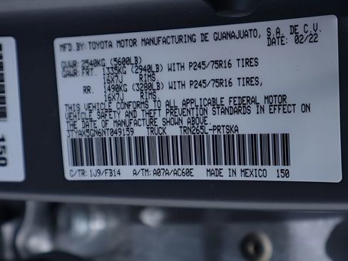 Certified 2022 Toyota Tacoma SR w/ SR Convenience Package image 27