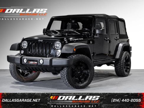 Used 2015 Jeep Wrangler Unlimited Rubicon w/ Connectivity Group AWD/4WD image 1