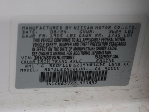 Used 2024 Nissan Versa S w/ Trunk Package image 27