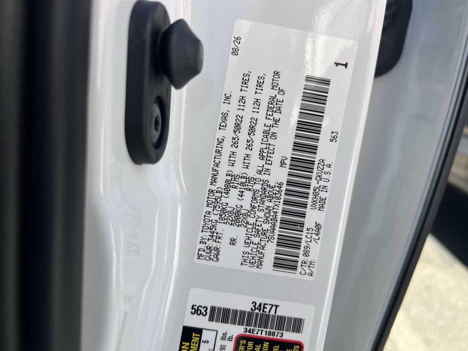 New 2026 Toyota Sequoia Capstone AWD/4WD image 22